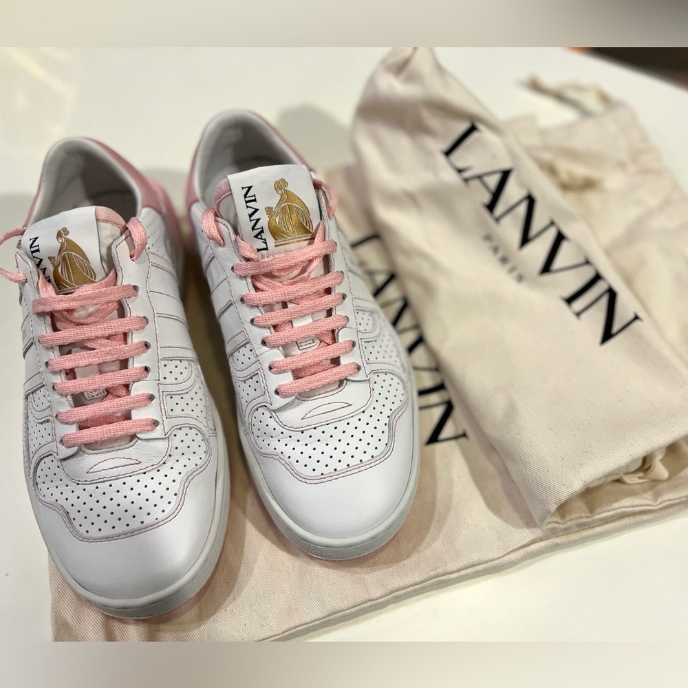 Lanvin Authentic Leather Sneakers size 36 with dust bag